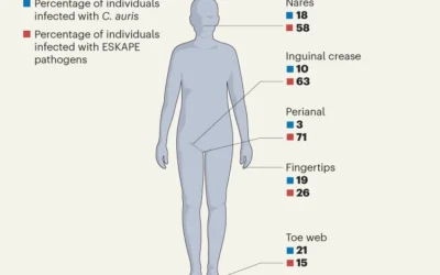Nursing-home residents’ skin is a source of transmitted harmful and drug-resistant microbes