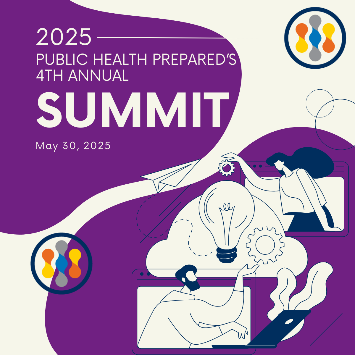 Flyer that says 2025 Public Hleaht Prepared's 4th Annual Summit, May 30th, 2025