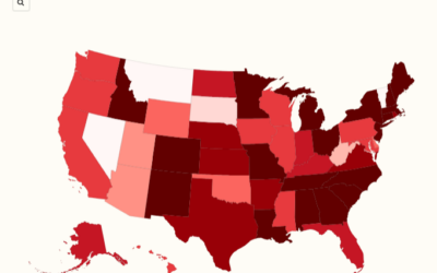 Map Shows States in Worst Tier As ‘Super Flu’ Spreads